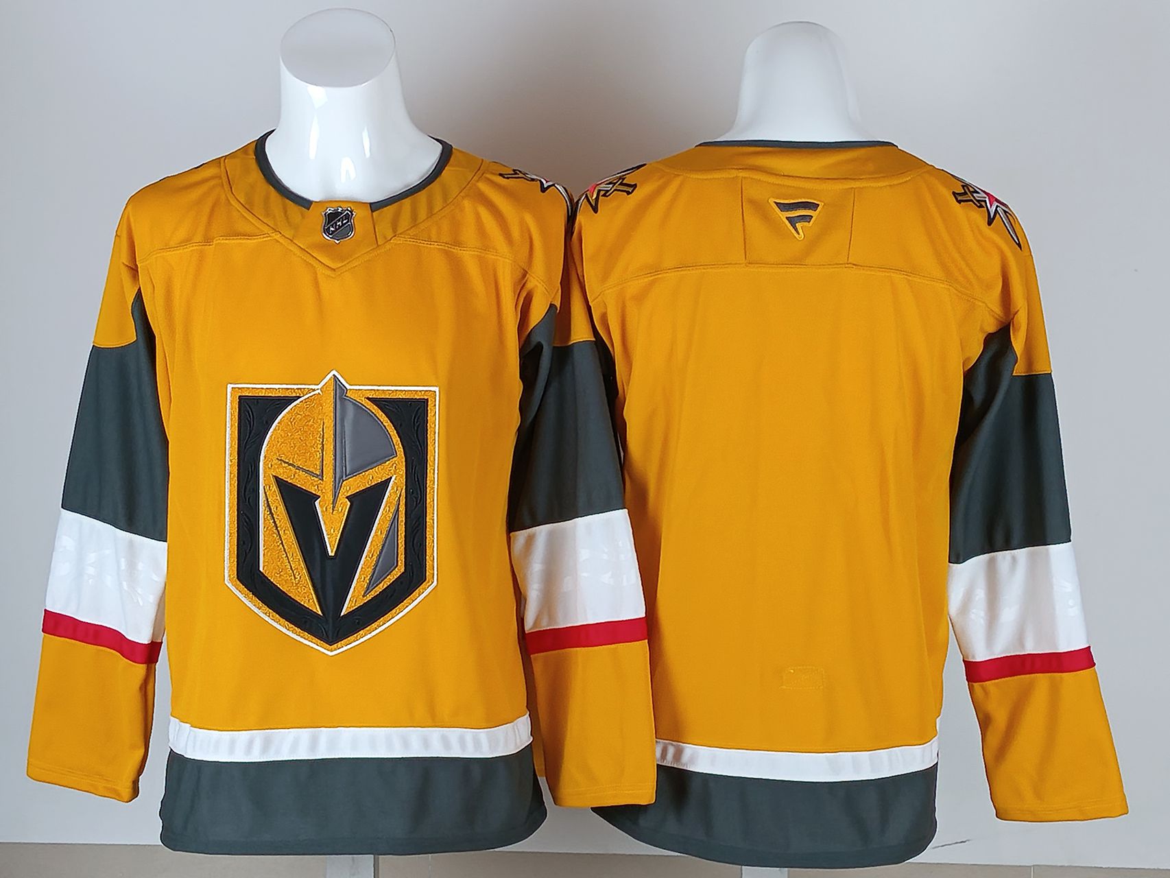 Men 2026 Vegas Golden Knights Blank Yellow NHL Jersey style 01->nfl hats->Sports Caps